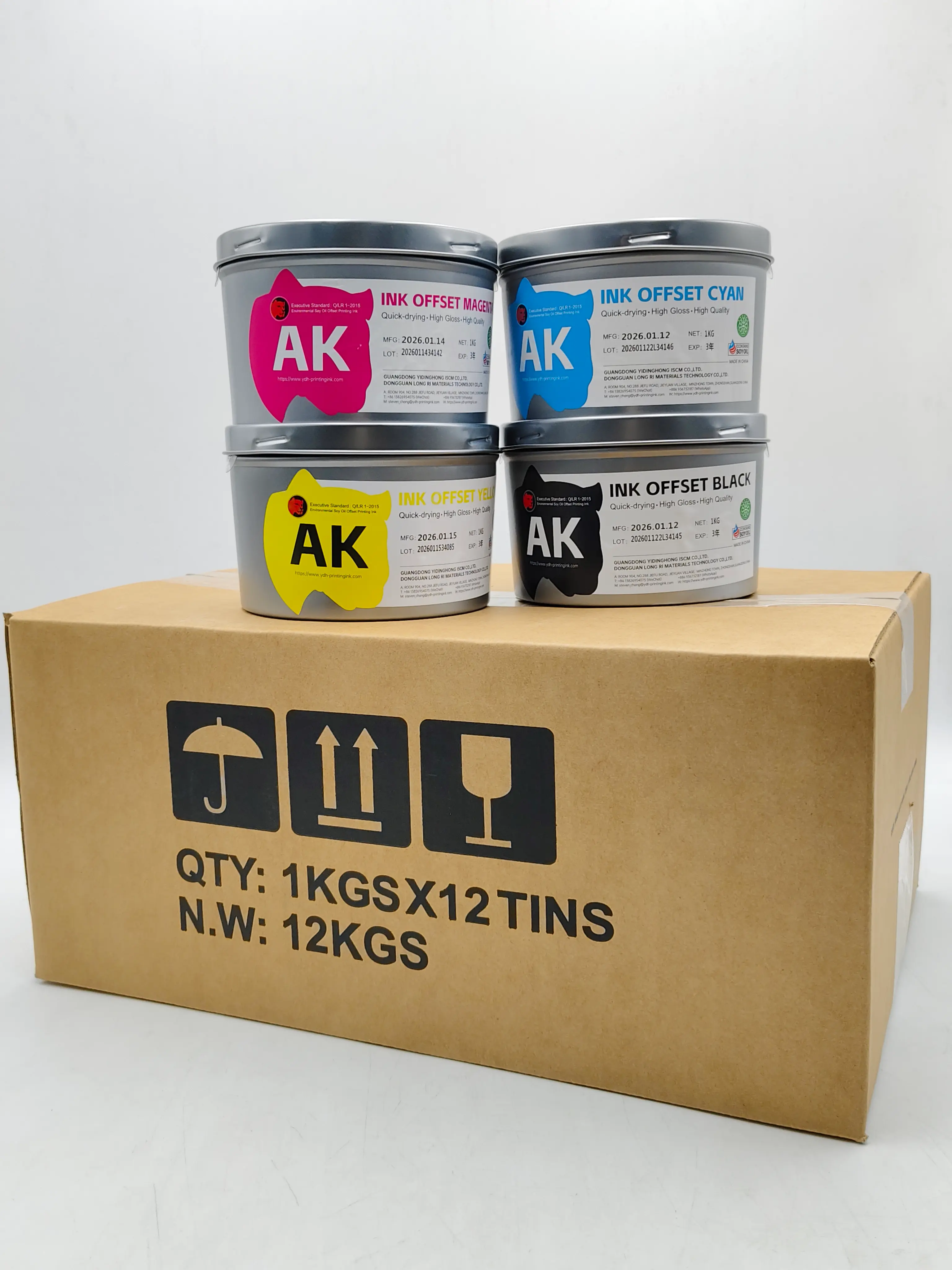 AK四色墨(1kg)